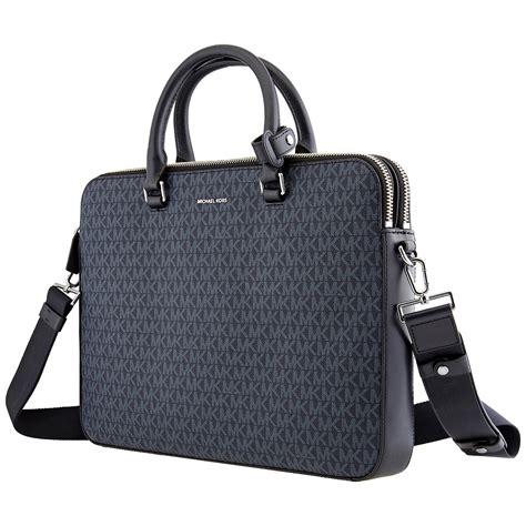 michael kors henry logo briefcase